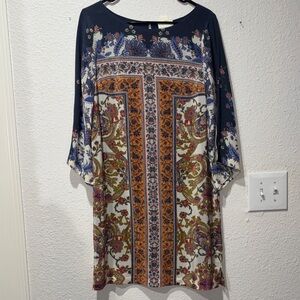 Maeve by Anthropologie Barcelona silk dress